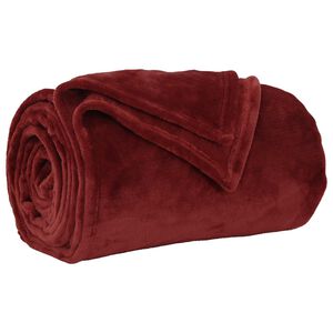 vidaXL plaid Bordeaux 220 x 240 cm 1.37 kg Polaire
