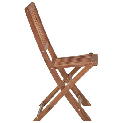 vidaXL Chaises pliables de jardin 6 pcs avec coussins Bois d'acacia