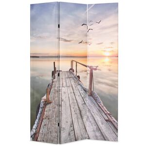 vidaXL Cloison de s&eacute;paration pliable 120 x 170 cm Lac