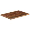 vidaXL Dessus de table 70x60x3,8 cm rectangulaire bois massif r&eacute;cup&eacute;r&eacute;