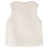 Gilet pour enfants fausse fourrure beige 104