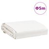 vidaXL B&acirc;che blanc &Oslash; 5 m 650 g/m&sup2;