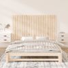 vidaXL T&ecirc;te de lit murale 159,5x3x90 cm Bois massif de pin
