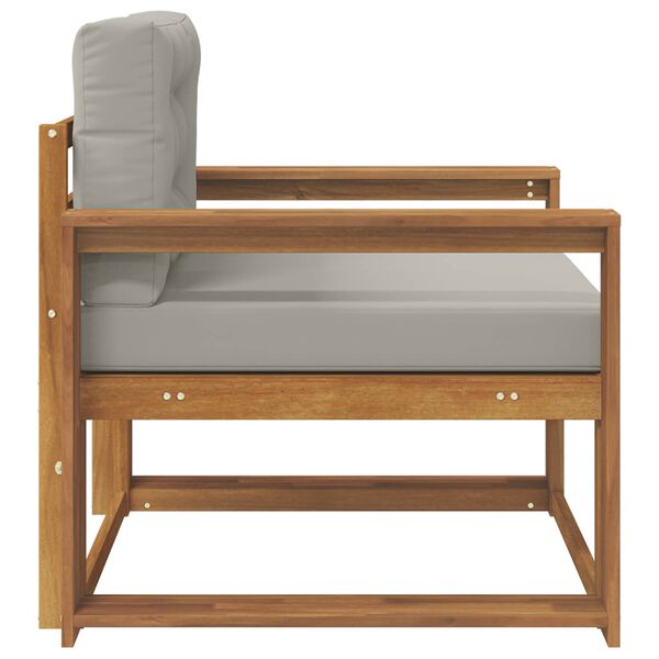 vidaXL Sofa de milieu ext&eacute;rieur Bois d'Acacia Massif Naturel