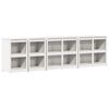 vidaXL Meuble de cuisine d'ext&eacute;rieur MEPPEL 4 pc Blanc