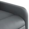 vidaXL Fauteuil inclinable Gris Similicuir