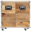 vidaXL Buffet avec 2 portes 70x30x69 cm Bois de manguier massif