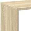 vidaXL &Eacute;tag&egrave;re s&eacute;paratrice de pi&egrave;ce ch&ecirc;ne sonoma 69,5x29x69,5 cm