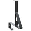 vidaXL Support de Garde Neige Noir 29,5 x 3 x 34,5 cm Acier