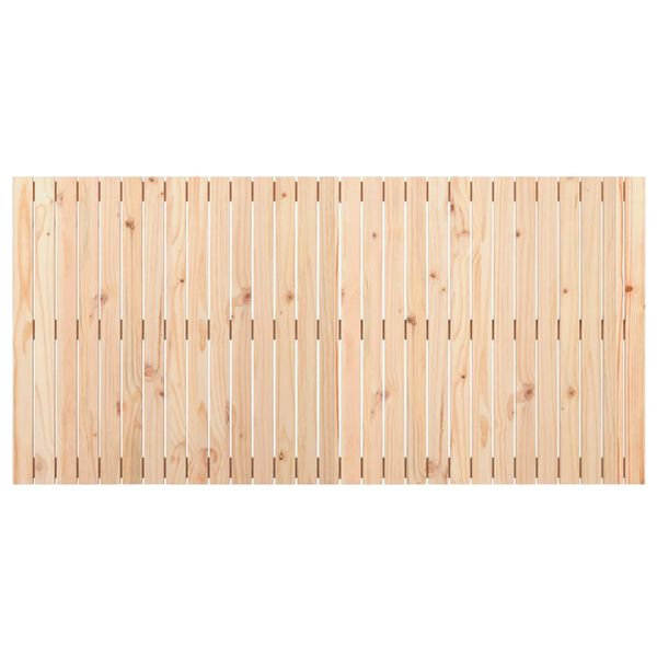 vidaXL T&ecirc;te de lit murale 185x3x90 cm Bois massif de pin