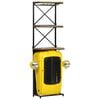 vidaXL Cave &agrave; vin tracteur Jaune 49x31x172 cm Bois de manguier solide