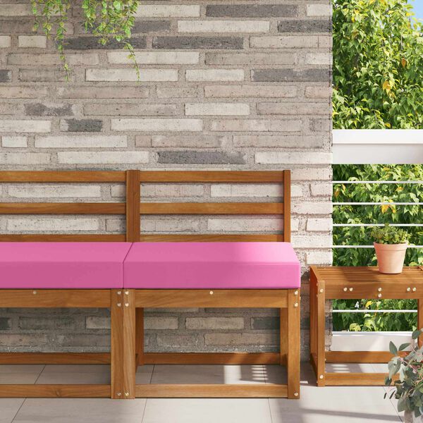 vidaXL Coussin de canap&eacute; d'ext&eacute;rieur Rose 60 x 60 x 8 cm Polyester