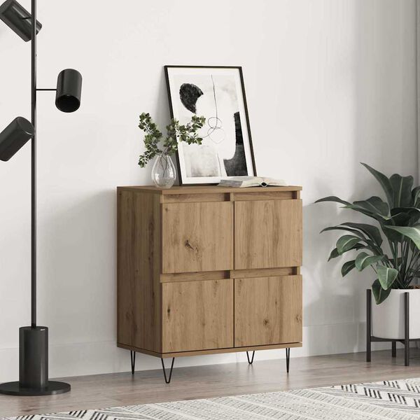 vidaXL Buffet Ch&ecirc;ne artisanal 60 x 35 x 70 cm