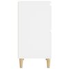 vidaXL Buffets 2 pcs blanc 60x35x70 cm bois d'ing&eacute;nierie