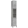 vidaXL Ensemble de meubles de salle de bain 3 pcs gris b&eacute;ton