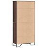 vidaXL Biblioth&egrave;que ch&ecirc;ne marron 80x31x169 cm bois d'ing&eacute;nierie