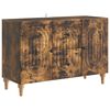 vidaXL Meuble TV Ch&ecirc;ne fum&eacute; 89 x 34,5 x 60 cm Bois d'ing&eacute;nierie