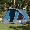 vidaXL Tente de cabine familiale 6 personnes bleu imperm&eacute;able