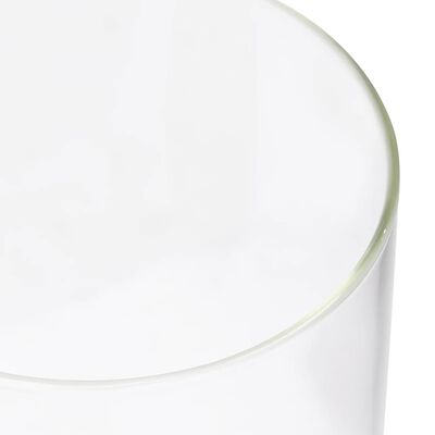vidaXL Pots de conservation en verre couvercle en bambou 4 pcs 1200 ml