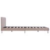 vidaXL Cadre de lit sans matelas cappuccino similicuir 140x200 cm