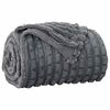 vidaXL Couvertures &agrave; jeter 6 pcs Gris fonc&eacute; 240 x 220 cm Toison