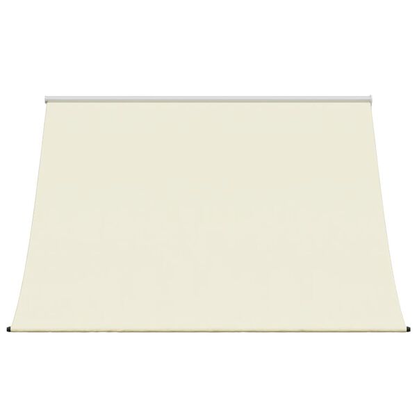 vidaXL Auvent r&eacute;tractable cr&egrave;me 250x150 m tissu et acier