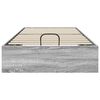 vidaXL Cadre de lit ottoman Gris Sonoma 193 x 120 x 25 cm