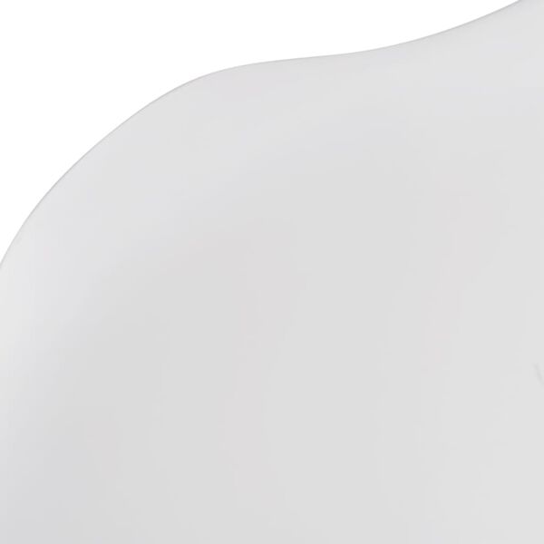 vidaXL Chaises &agrave; manger lot de 2 Blanc Plastique et h&ecirc;tre