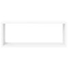 vidaXL &Eacute;tag&egrave;res murales cube 2 pcs Blanc 60x15x23 cm Bois d&rsquo;ing&eacute;nierie