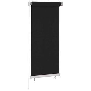 vidaXL Store roulant d'ext&eacute;rieur 65&nbsp;(l) x 140&nbsp;(H) cm noir