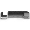 vidaXL Salon de jardin 6 pcs avec coussins Bois de pin massif