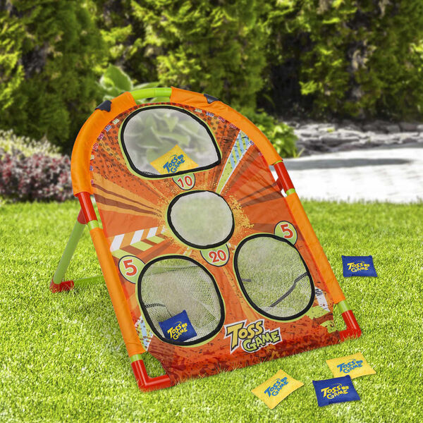 HI Jeu de lancer de sacs de sable pour 2 joueurs 7 pcs orange