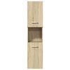 vidaXL Ensemble de meubles de salle de bain 4 pcs ch&ecirc;ne sonoma