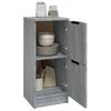 vidaXL Buffets 2 pcs Sonoma gris 30x30x70 cm Bois d'ing&eacute;nierie