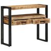vidaXL Table console Marron 90 x 33 x 75 cm Bois de mangue massif