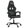 vidaXL Chaise de jeu Noir Similicuir