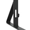 vidaXL Support de Garde Neige Noir 29,5 x 3 x 34,5 cm Acier
