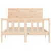 vidaXL Cadre de lit sans matelas 140x190 cm bois de pin massif