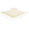 vidaXL Chaises pliables de jardin lot de 8 avec coussins Bois d'acacia
