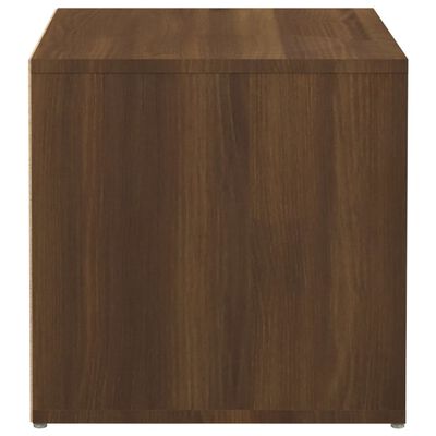 vidaXL Tiroir boîte Chêne marron 40,5x40x40 cm Bois d'ingénierie