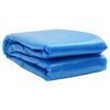 vidaXL Couverture de piscine rectangulaire 1200x600 cm PE Bleu
