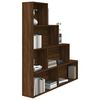 vidaXL Armoire &agrave; livres Ch&ecirc;ne marron 155x24x160 cm