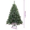 vidaXL Sapin de No&euml;l artificiel avec 150 LED Vert 150 cm PE et PVC