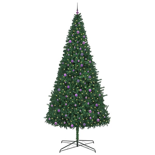 vidaXL Sapin de No&euml;l Vert 400 cm PVC