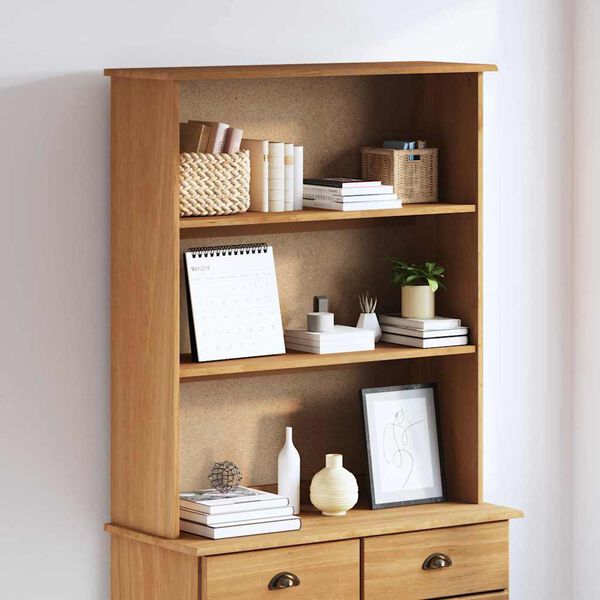 vidaXL Hutch ASKIM 91 x 30 x 104 cm Bois de pin massif