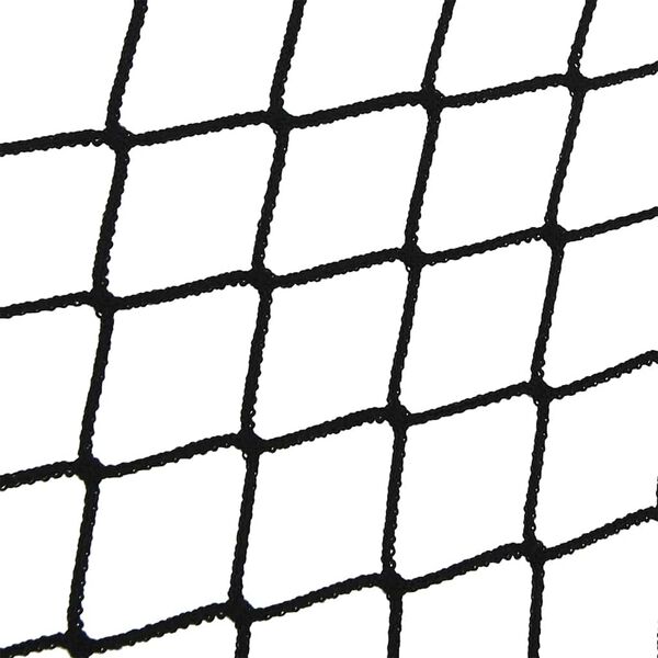 vidaXL Filet pour remorque avec corde &eacute;lastique noir 3x3 m PP