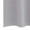 vidaXL Rideaux occultants avec anneaux 2 pcs Gris m&eacute;tal 245 x 140 cm