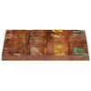 vidaXL Dessus de table 60x60x3,8 cm carr&eacute; bois massif de r&eacute;cup&eacute;ration