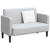 vidaXL Coussin de Dos Blanc 50 x 19 x 45 cm tissu