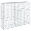 vidaXL Panier gabion avec couvercle 200x50x150 cm fer galvanis&eacute;
